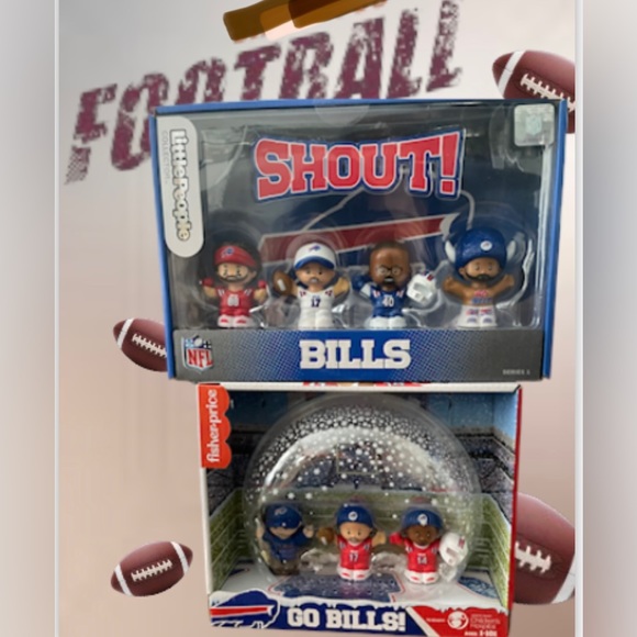 Buffalo Bills 22&23 Fisher Price little people (‘23 just released)Josh Allen - Picture 3 of 6